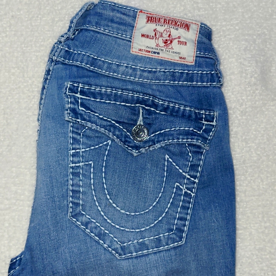 True Religion Distressed Jeans, Size 31